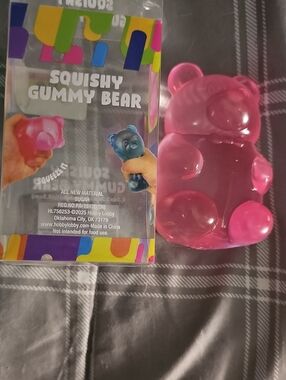 Hobby Lobby Pink Squishy Gummy Bear Sensory Toy